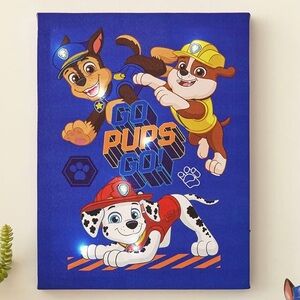 Paw Patrol Canvas Wall Art with LED Lights